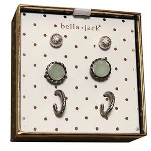 New In Box Bella Jack Earring Set